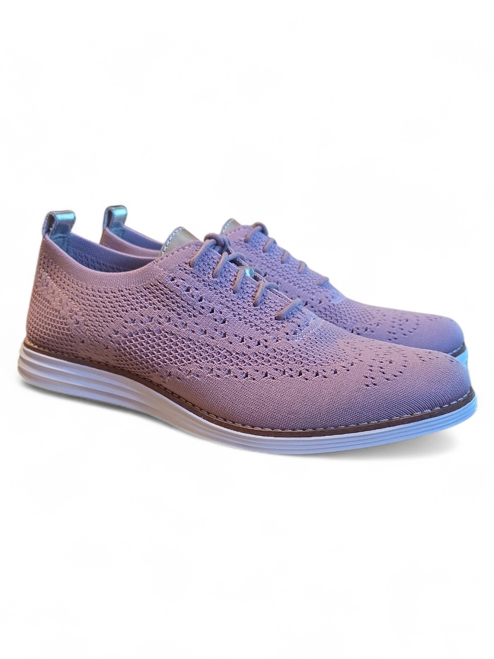 Cole Haan Originalgrand Stitchlite Wingtip Oxford In Color Eldenberry Size 9B - Picture 7 of 8